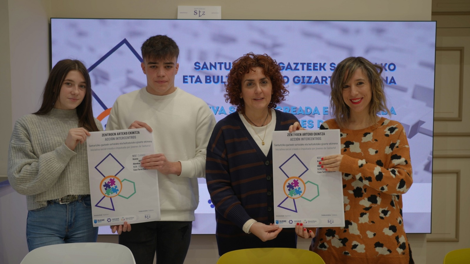 Santurtziko gazteak elkarlanean aritu dira belaunaldien eta kulturen arteko aisialdirako gazte-gune bat sortzeko