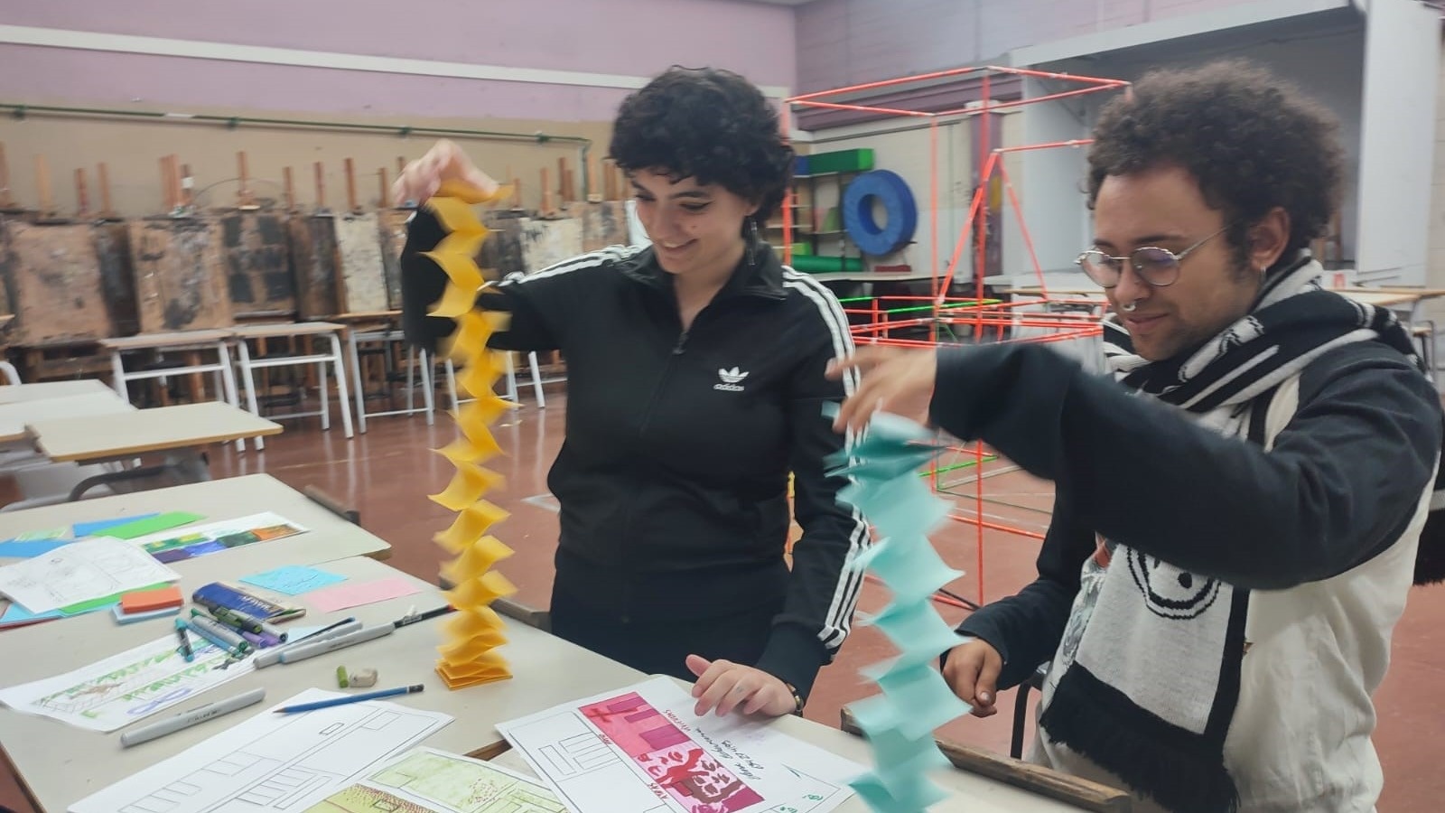 Tiempo de Acción a través del arte comunitario irantzu lekue bellas artes upv ehu