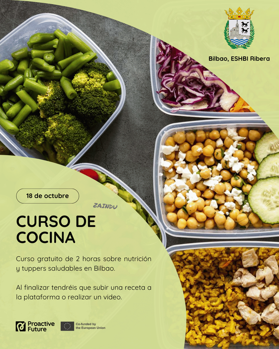 Poster de taller de cocina
