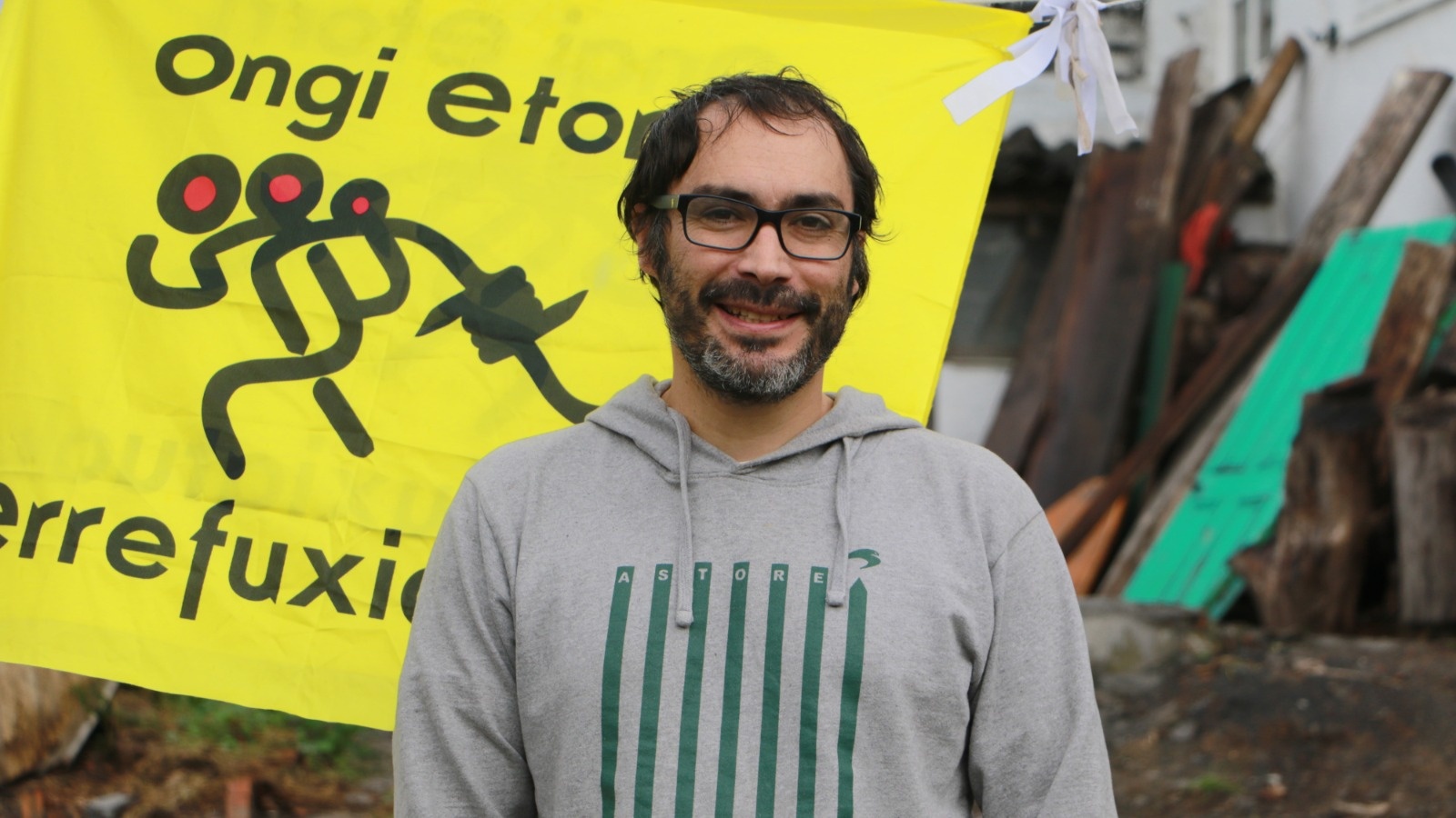 Borja Allende - Martin Etxea Elkarteko teknikari komunitarioa.