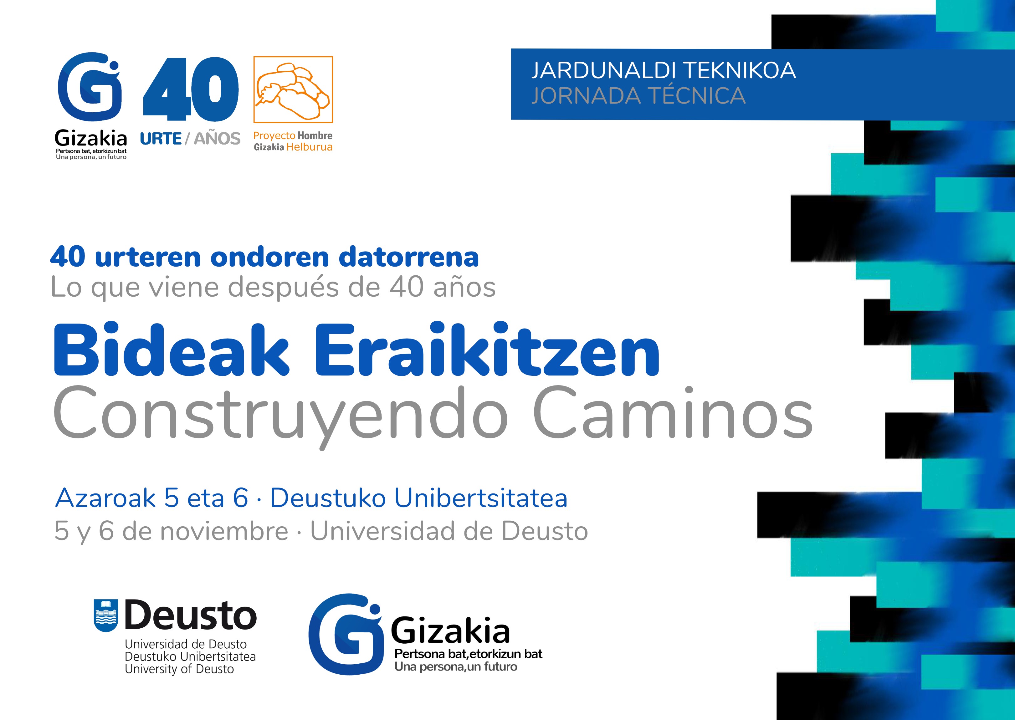 Invitación. Jornada Técnica. 5 y 6 de noviembre de 2026
