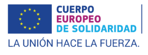 Logotipoaren irudia: Cuerpo Europeo Solidaridad - EDE