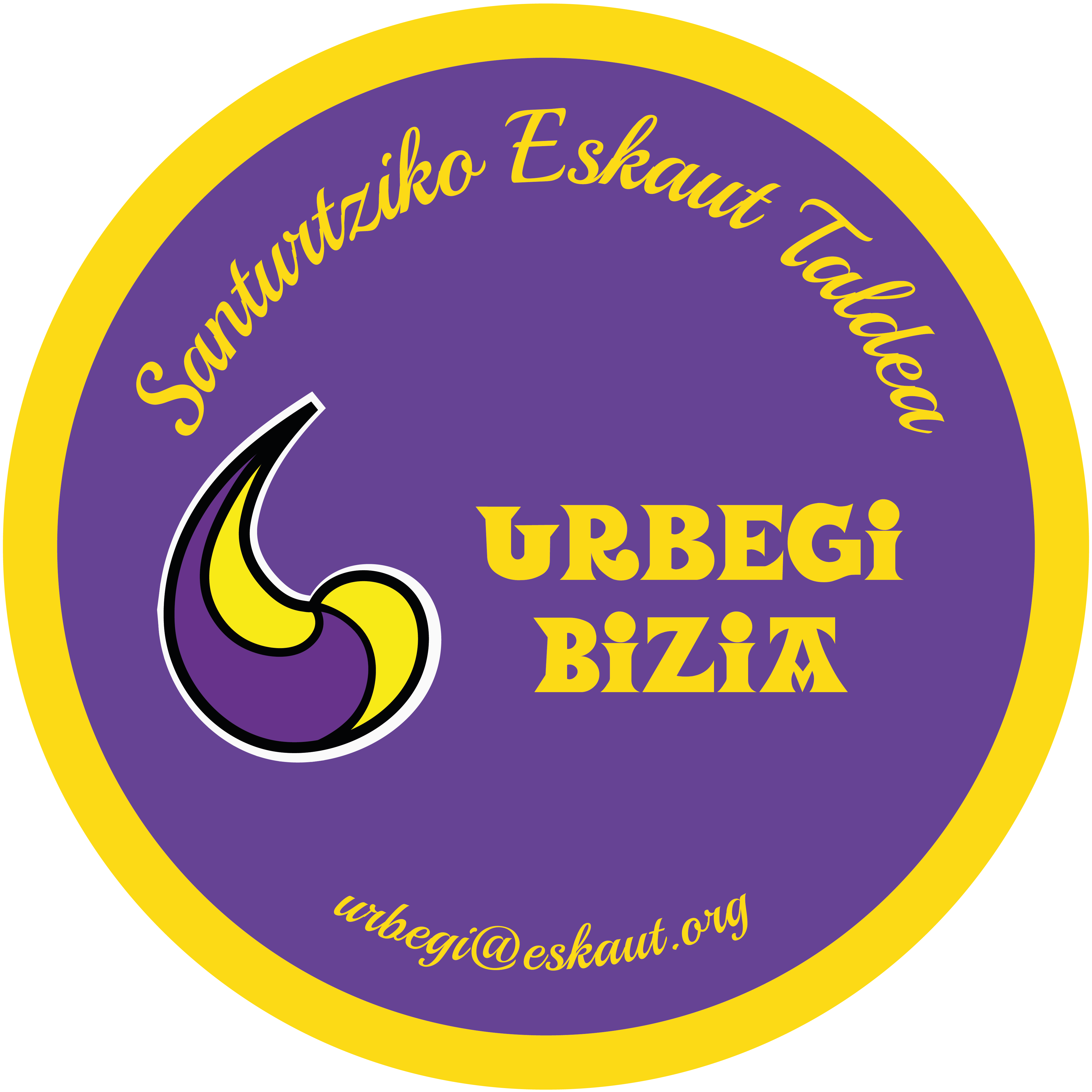 Logotipoaren irudia: URBEGI Bizia Eskaut Taldea