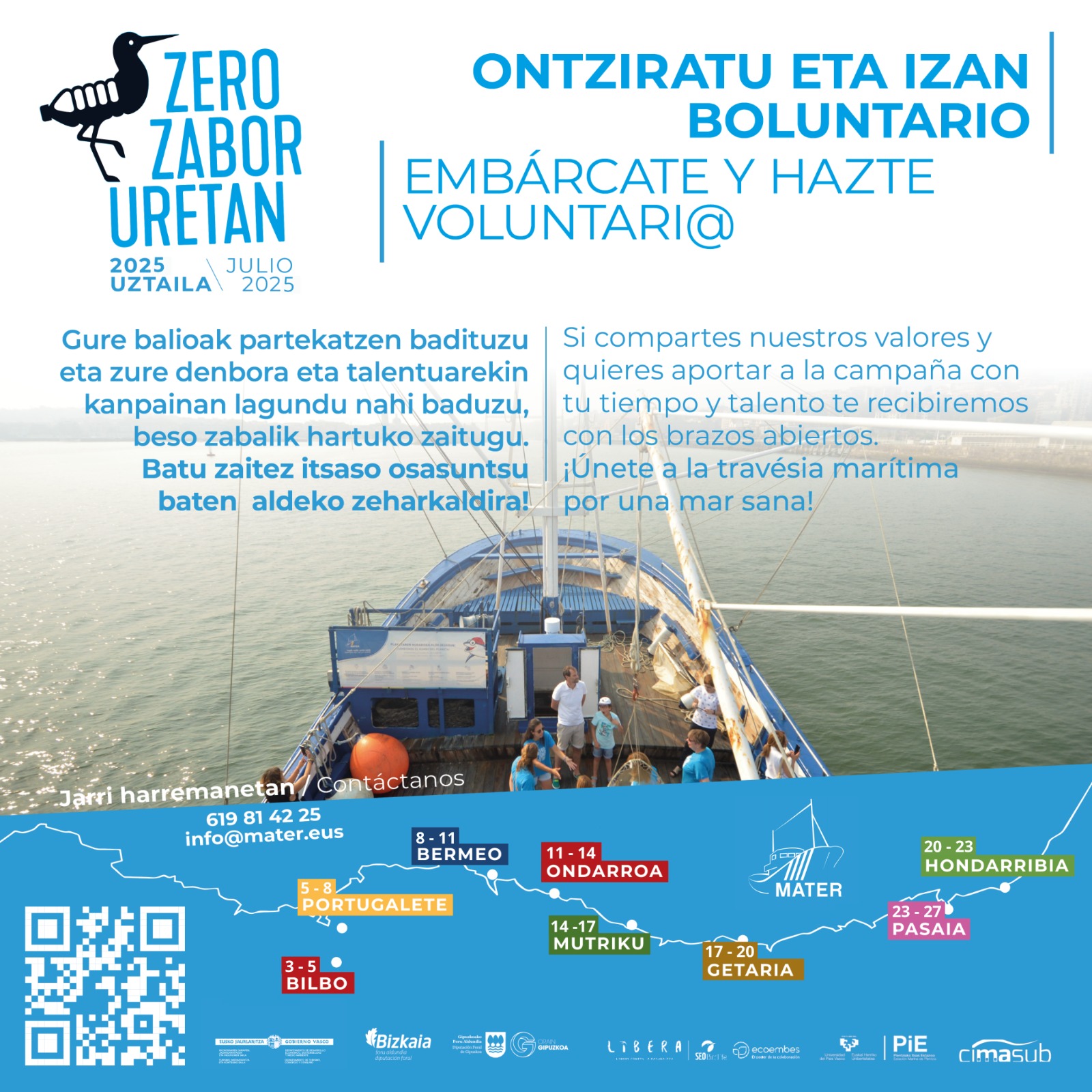 Boluntarioak ZERO ZABOR URETAN 2025)