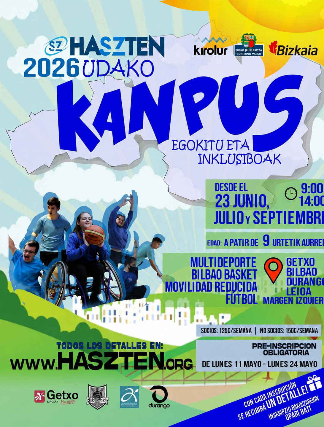 HASZTEN Udako Kirol Kanpusak 2026)